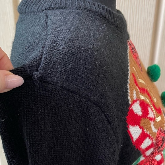 TWO Duo Couple Pair Ugly Christmas Sweaters for Party - Picture 4 of 11